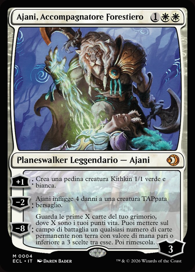 Ajani, Accompagnatore Forestiero