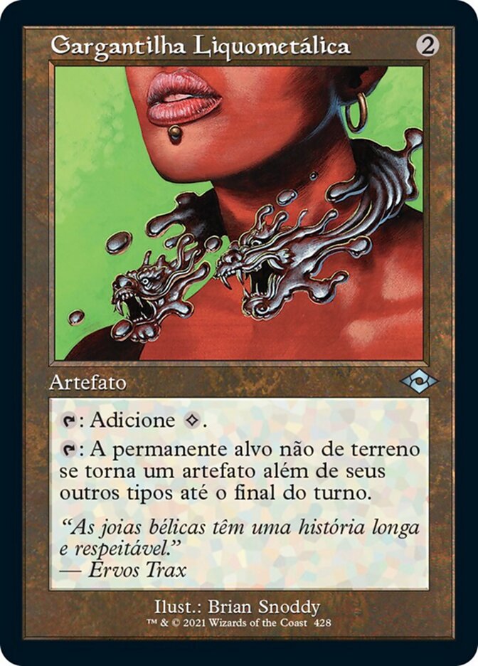 Gargantilha Liquometálica