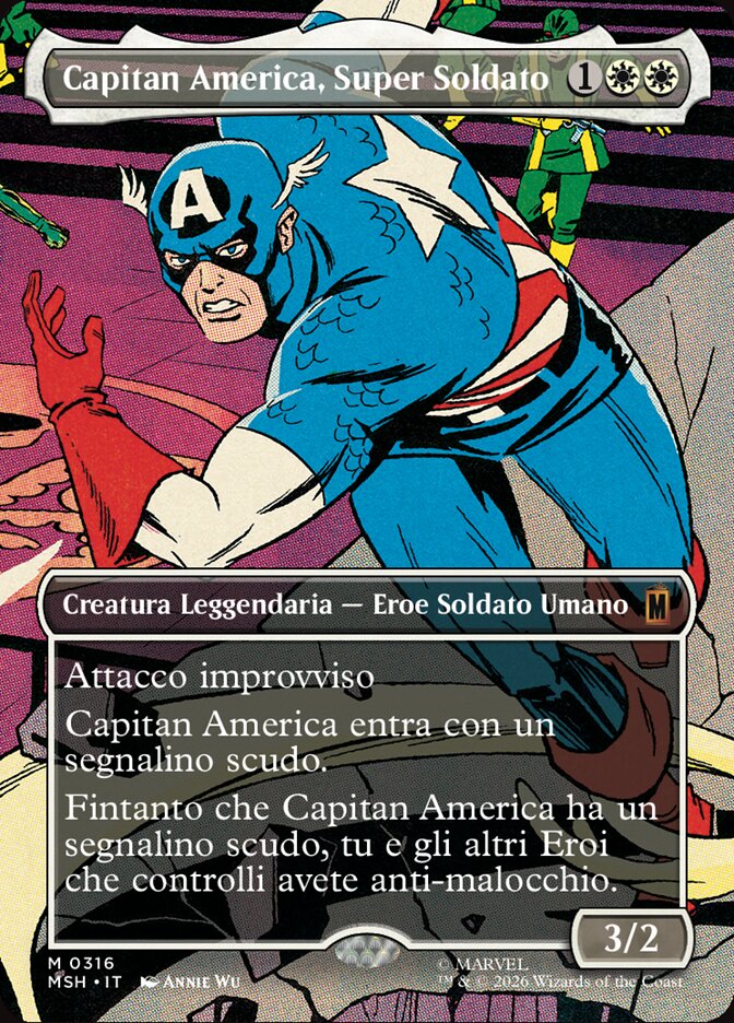 Capitan America, Super Soldato