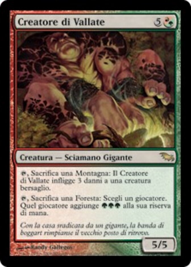 Creatore di Vallate