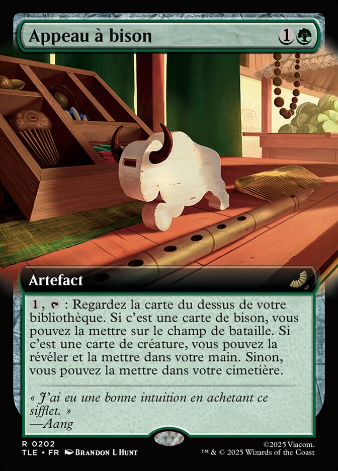 Appeau à bison
