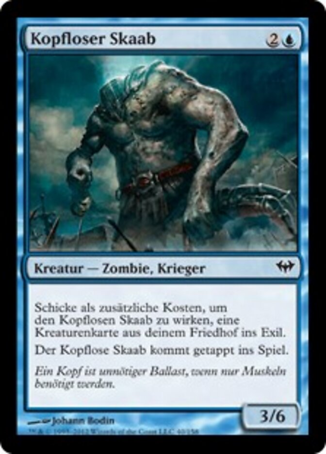 Kopfloser Skaab