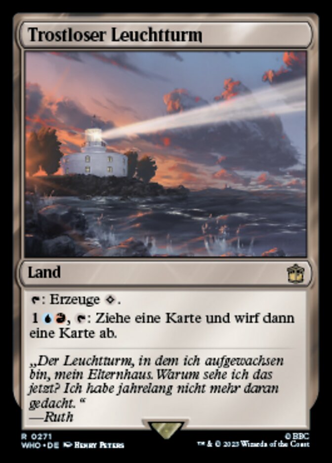 Trostloser Leuchtturm