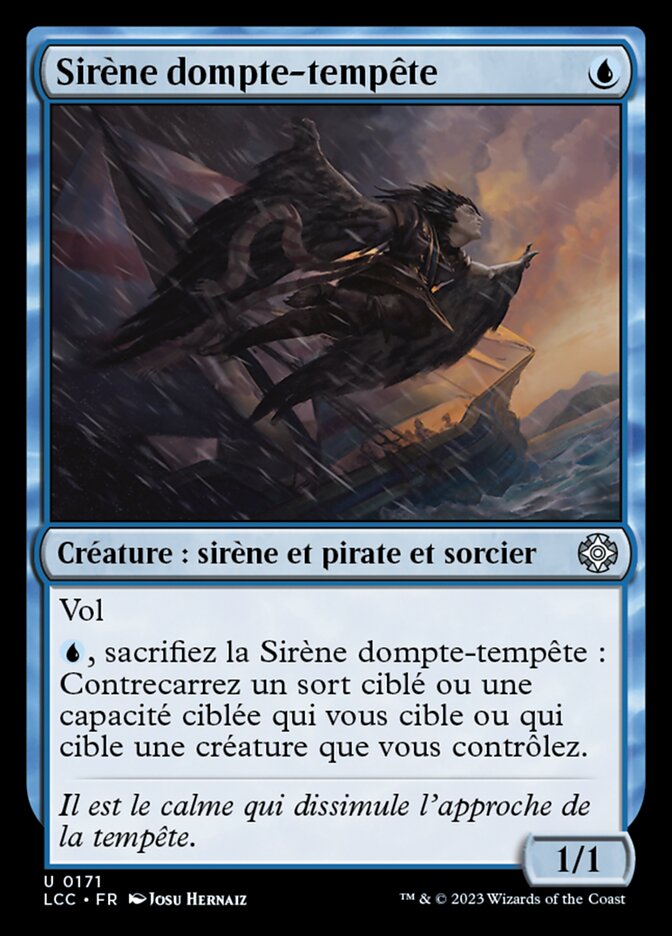Sirène dompte-tempête
