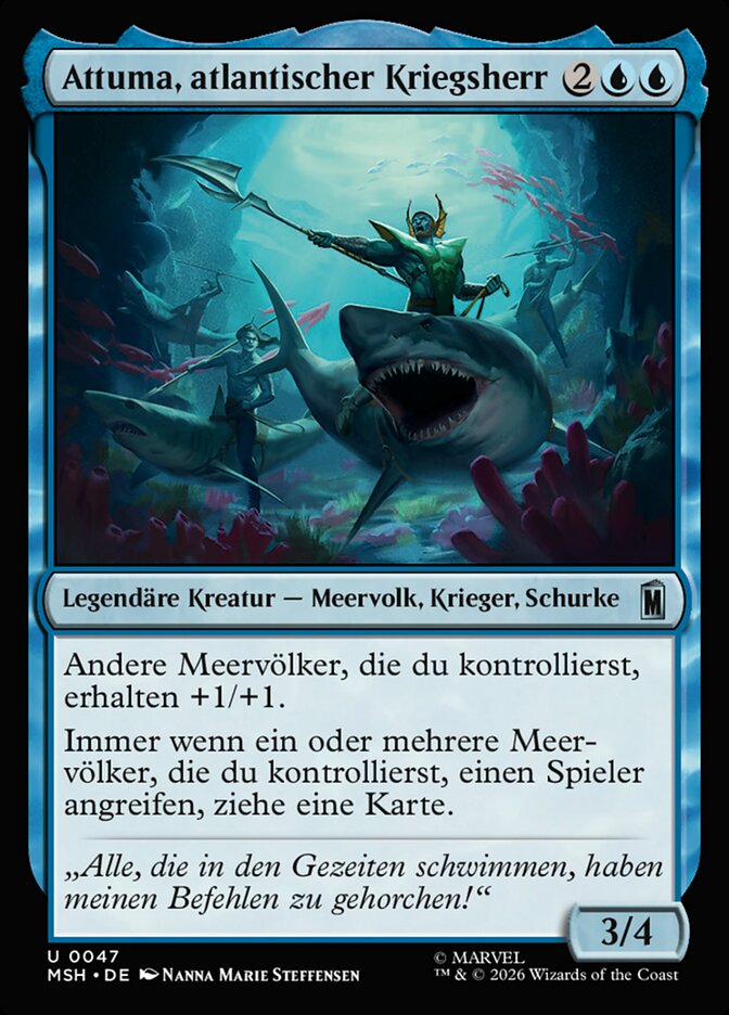 Attuma, atlantischer Kriegsherr