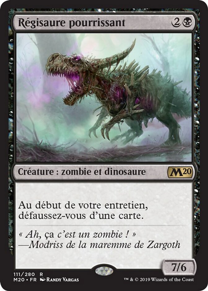 Régisaure pourrissant