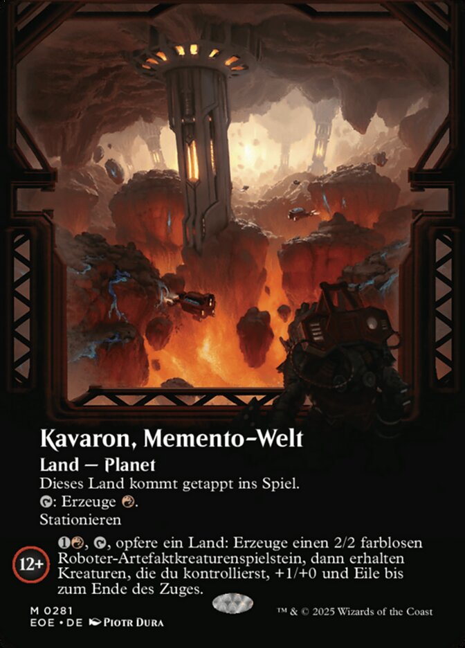 Kavaron, Memento-Welt