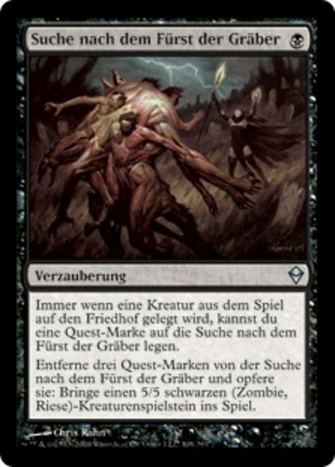 Suche nach dem Fürst der Gräber