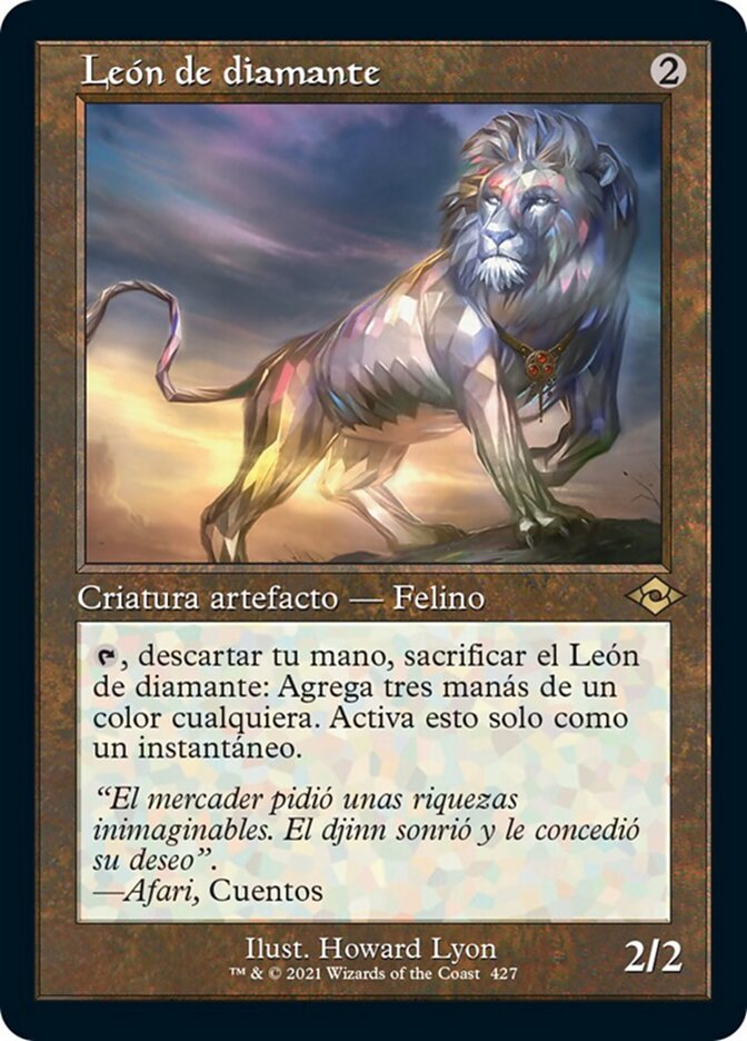 León de diamante