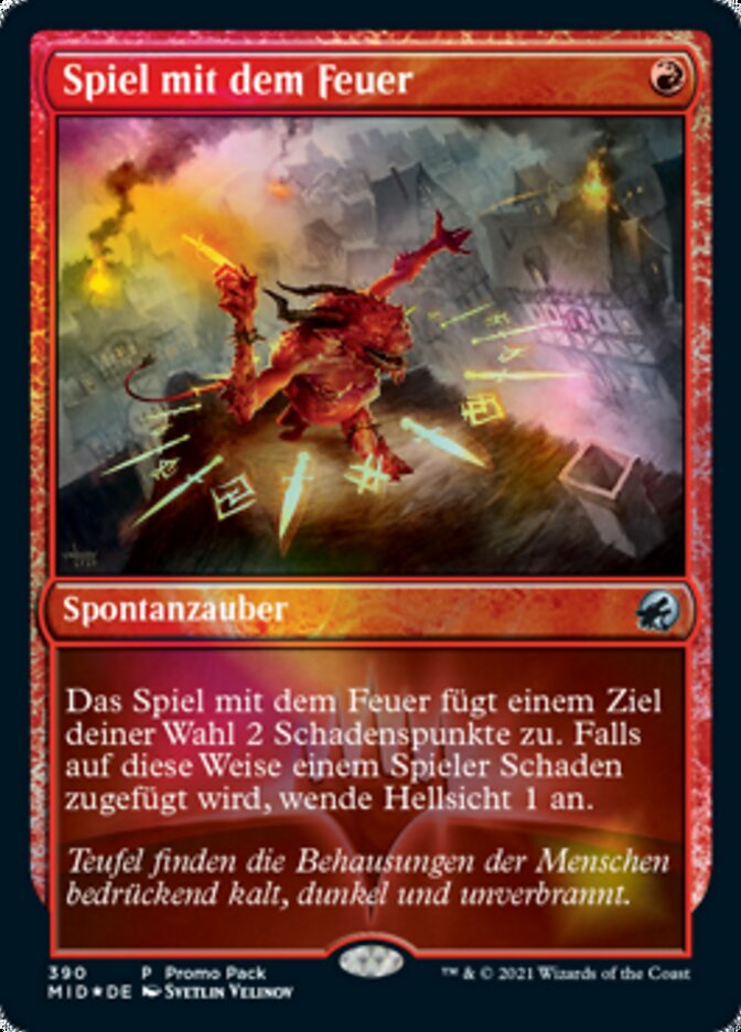 Spiel mit dem Feuer