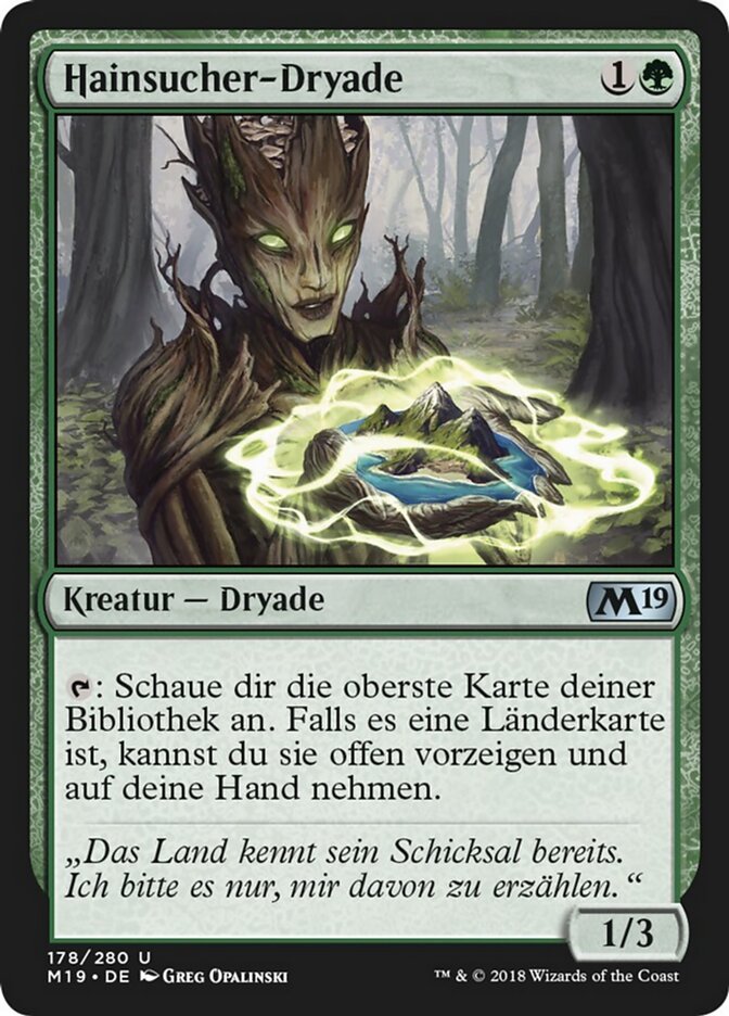 Hainsucher-Dryade
