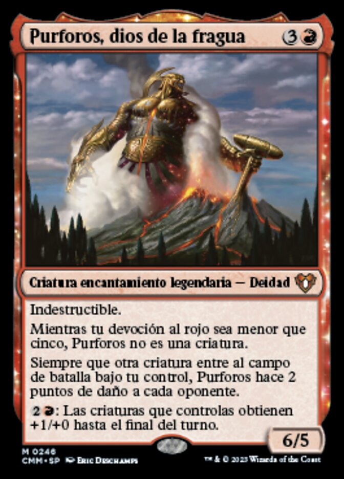Purforos, dios de la fragua