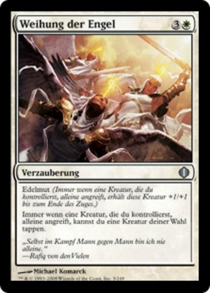 Weihung der Engel