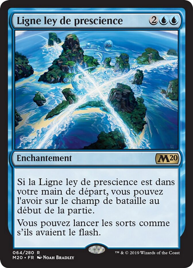 Ligne ley de prescience