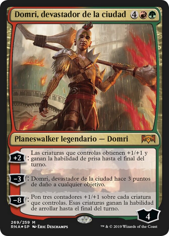 Domri, devastador de la ciudad