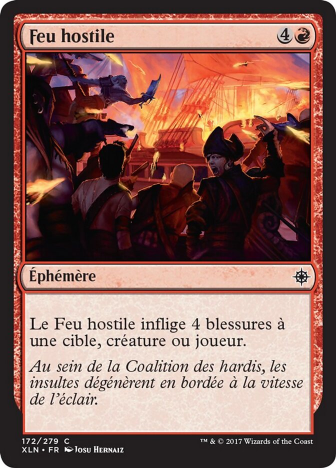 Feu hostile