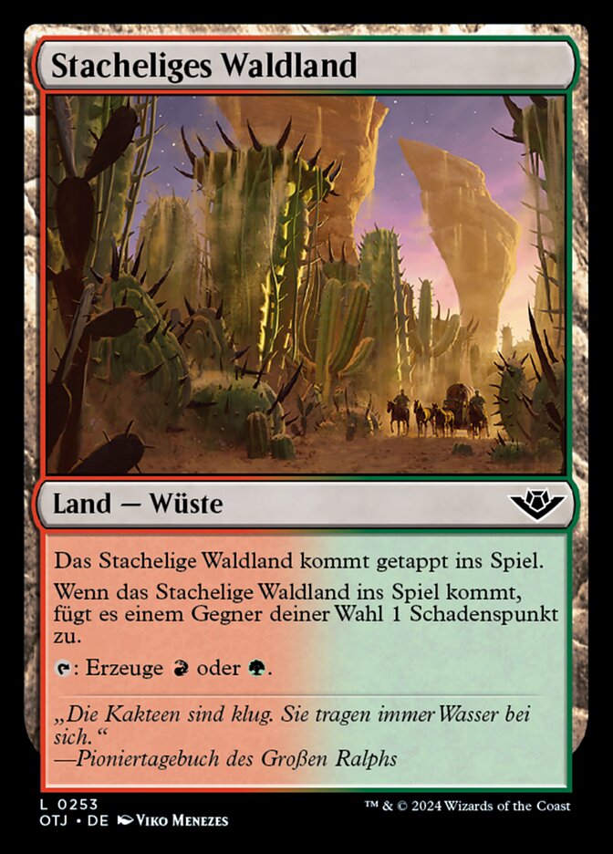 Stacheliges Waldland