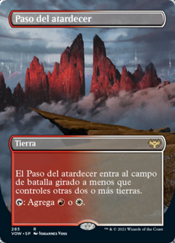 Paso del atardecer