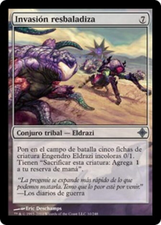 Invasión resbaladiza