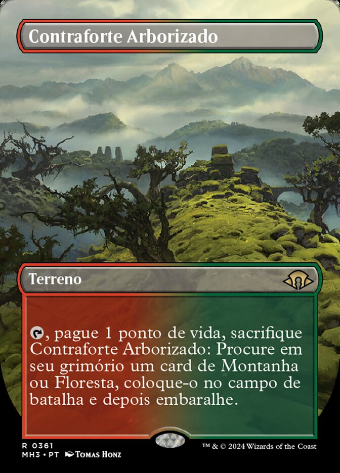 Contraforte Arborizado