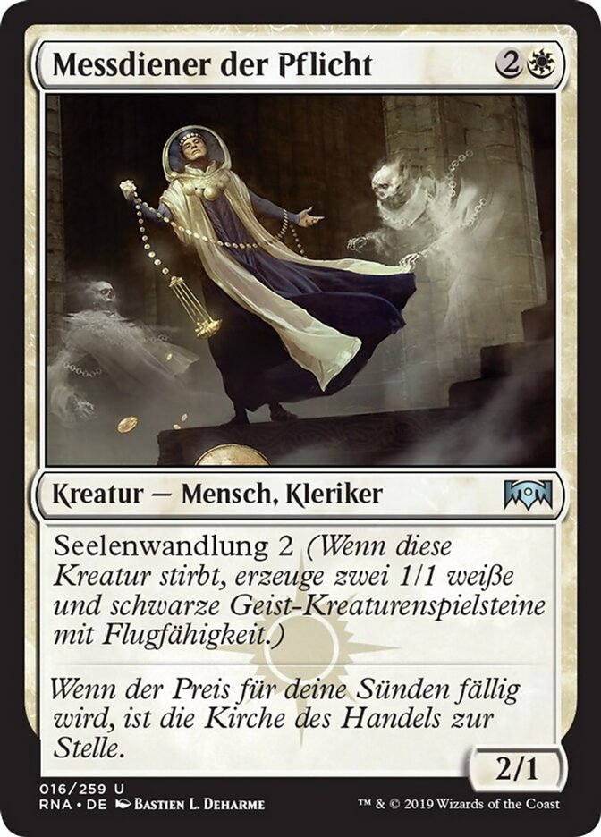 Messdiener der Pflicht