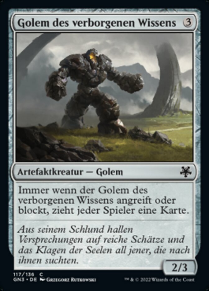 Golem des verborgenen Wissens