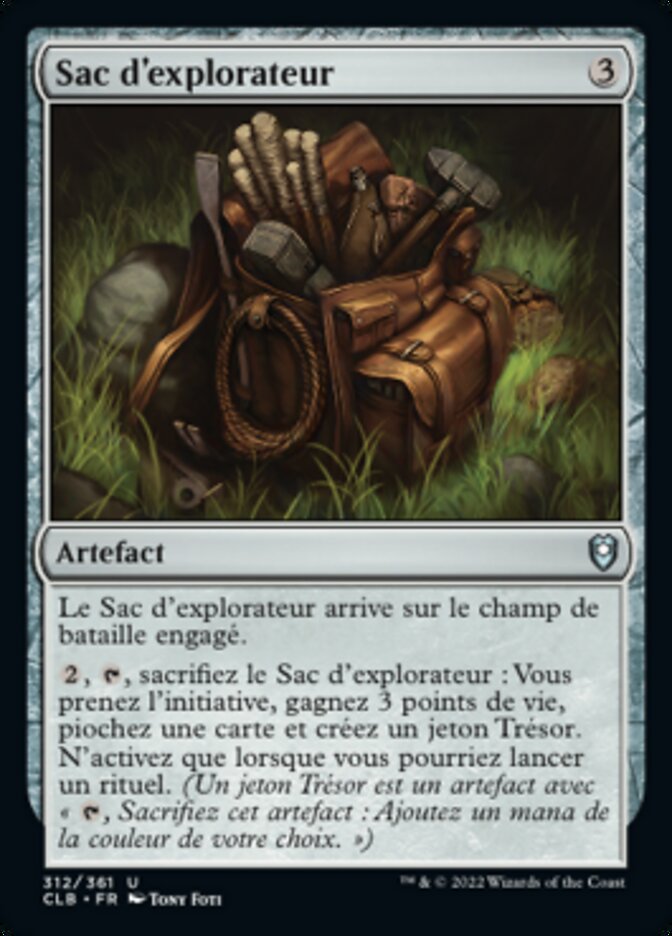 Sac d'explorateur