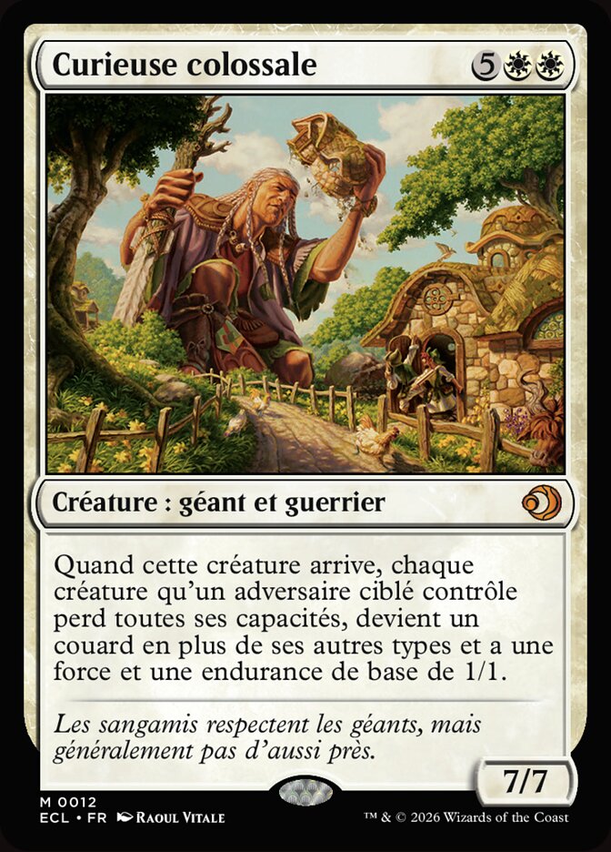 Curieuse colossale