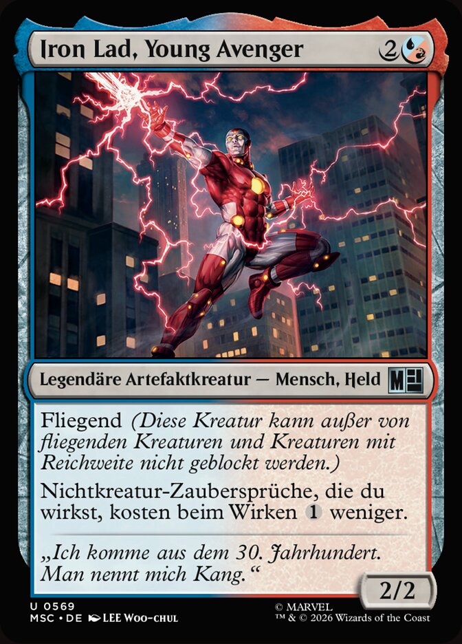 Iron Lad, Young Avenger