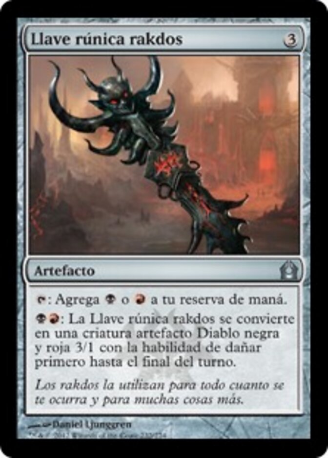 Llave rúnica rakdos