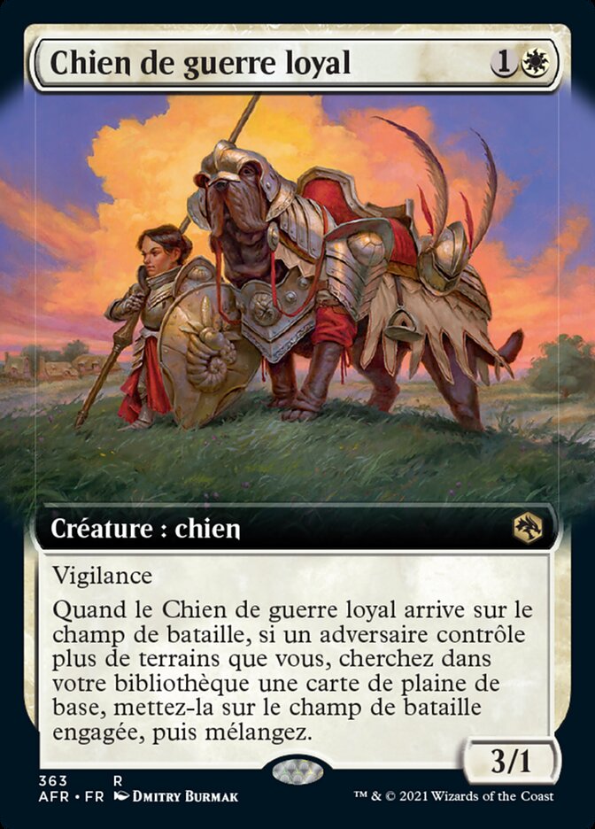 Chien de guerre loyal