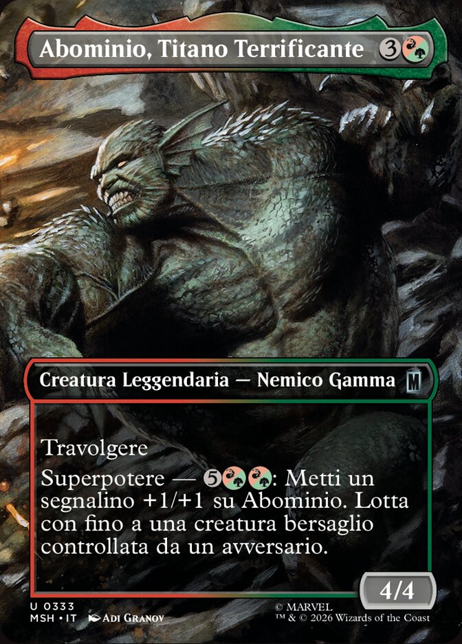 Abominio, Titano Terrificante