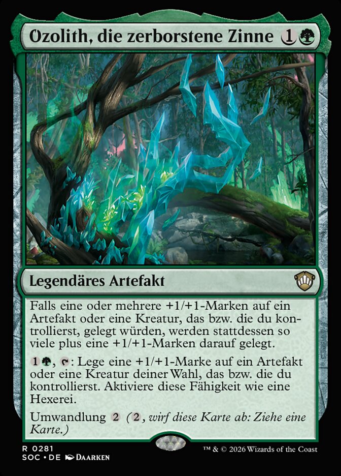 Ozolith, die zerborstene Zinne