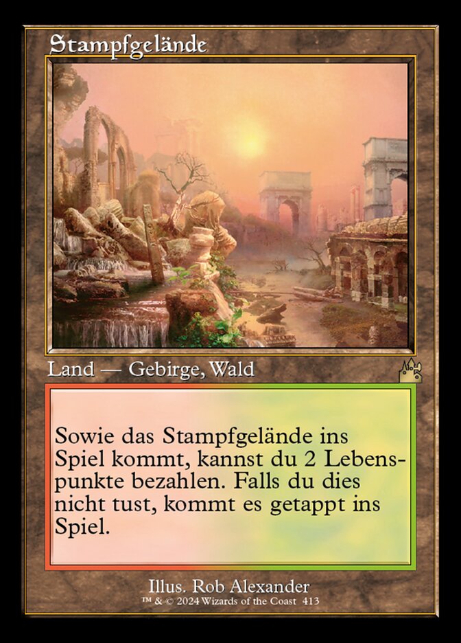 Stampfgelände