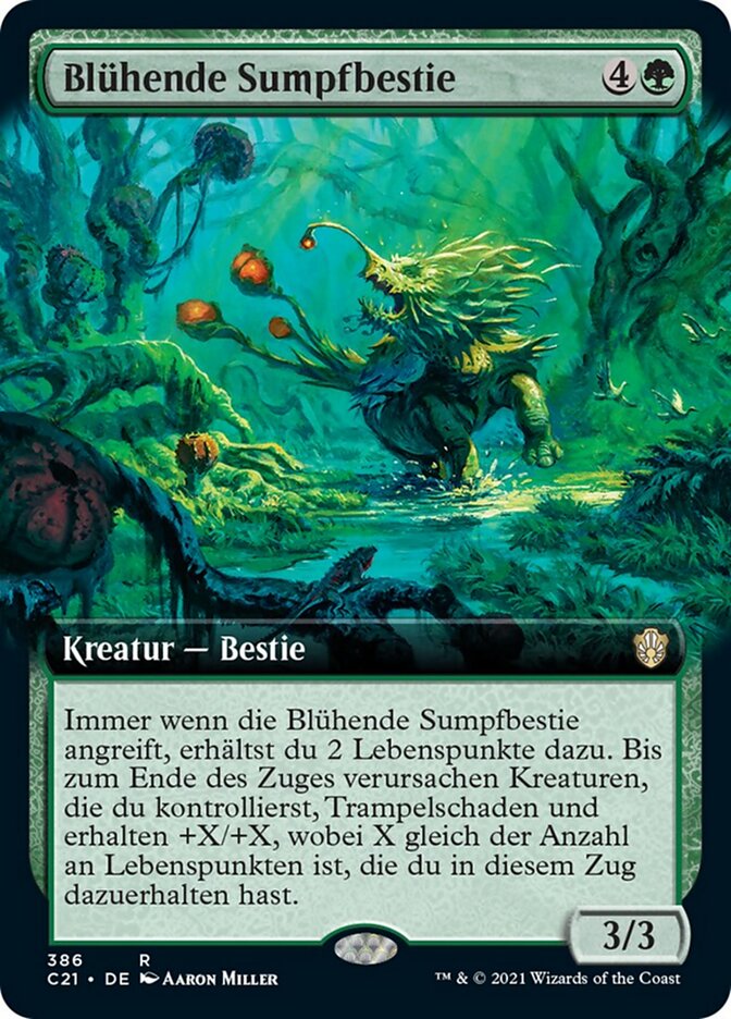 Blühende Sumpfbestie