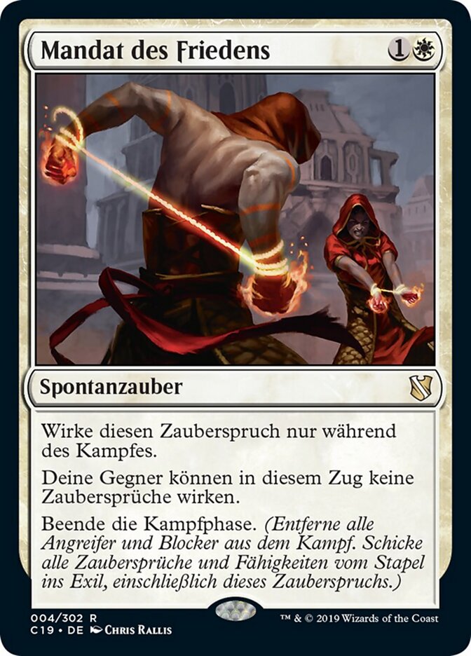 Mandat des Friedens