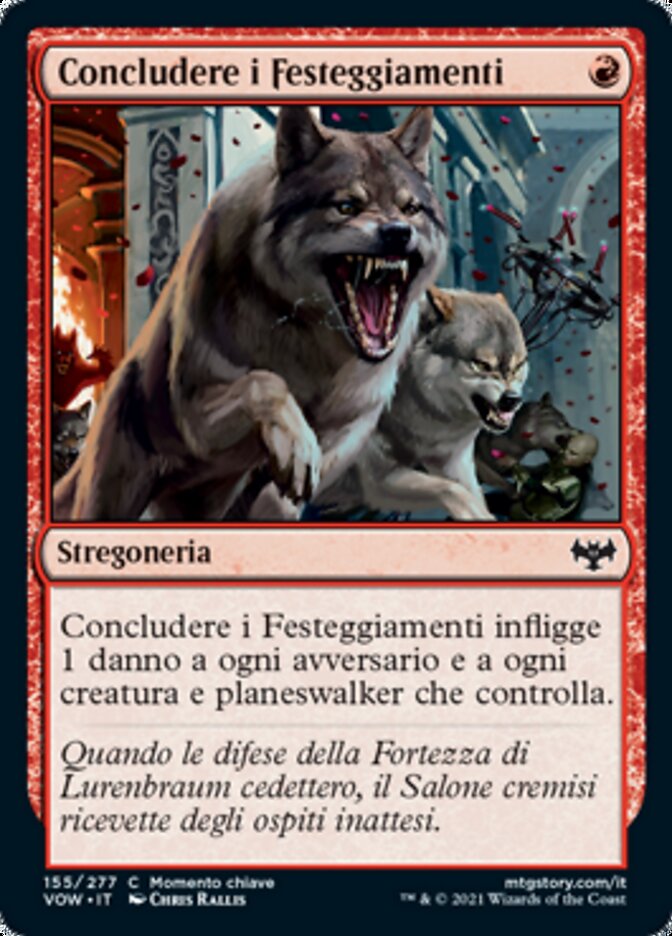 Concludere i Festeggiamenti