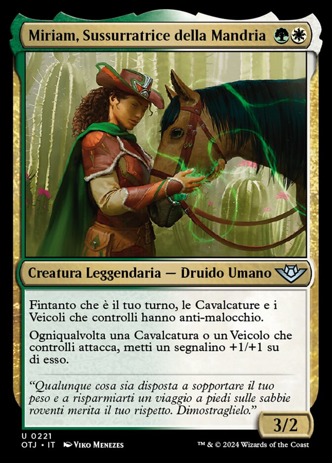 Miriam, Sussurratrice della Mandria