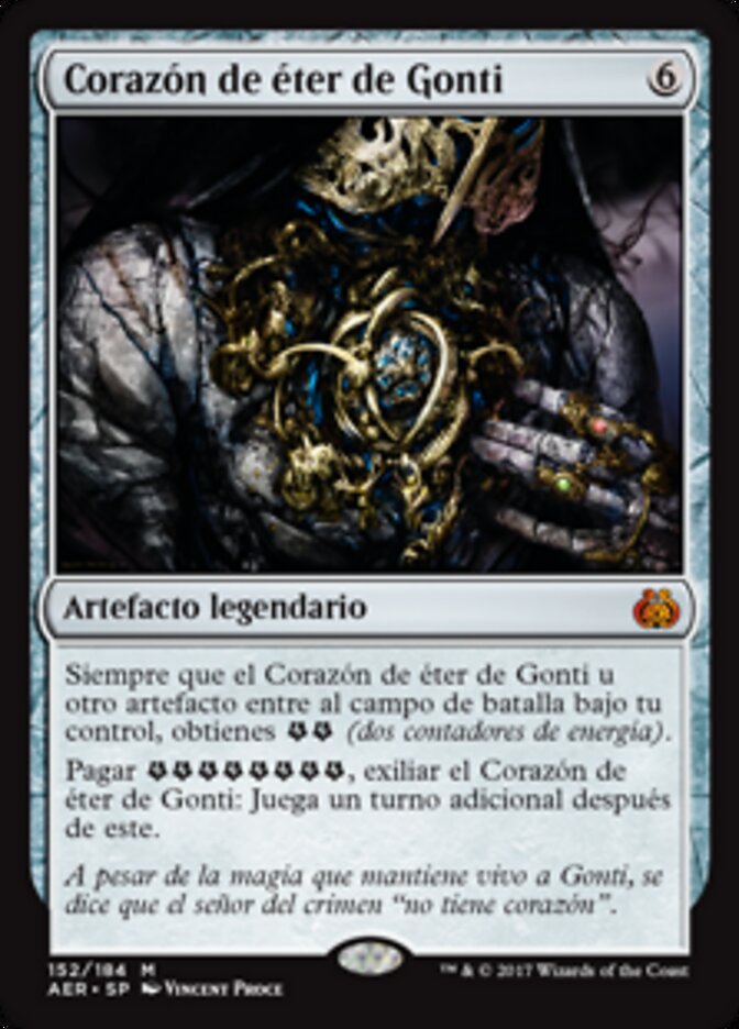 Corazón de éter de Gonti