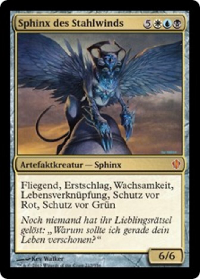 Sphinx des Stahlwinds