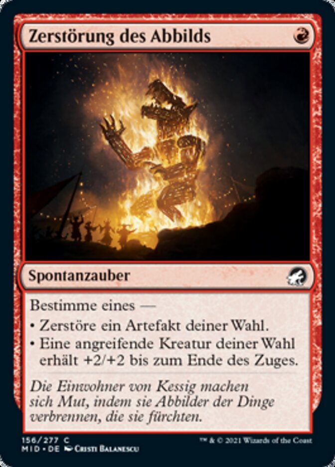 Zerstörung des Abbilds