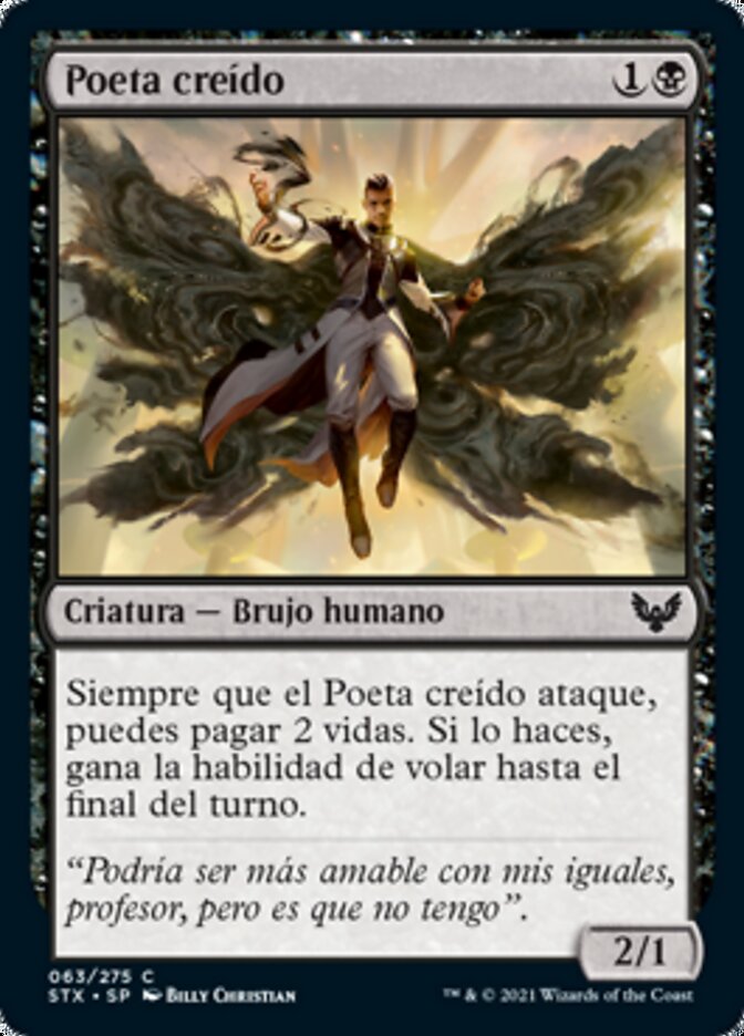 Poeta creído