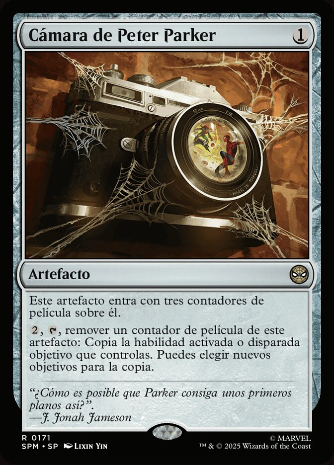 Cámara de Peter Parker