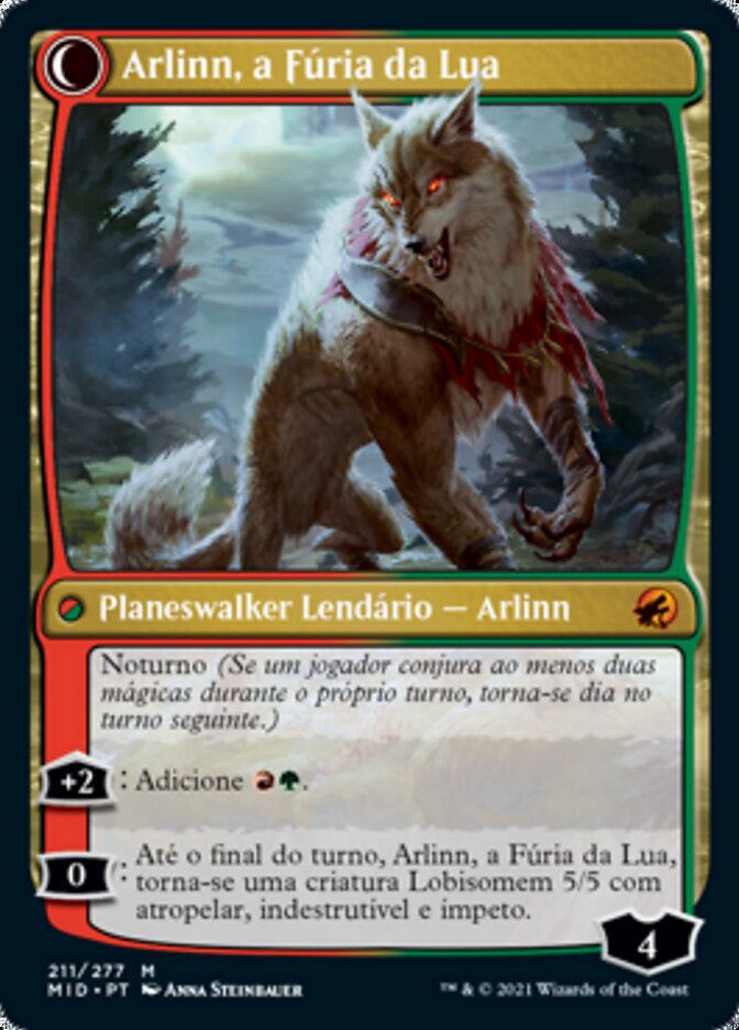 Arlinn, the Pack's Hope // Arlinn, the Moon's Fury