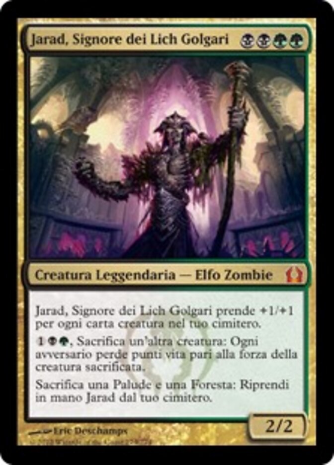 Jarad, Signore dei Lich Golgari