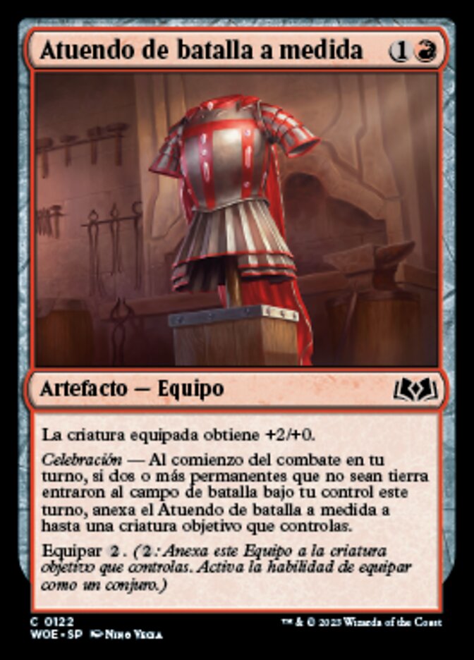 Atuendo de batalla a medida