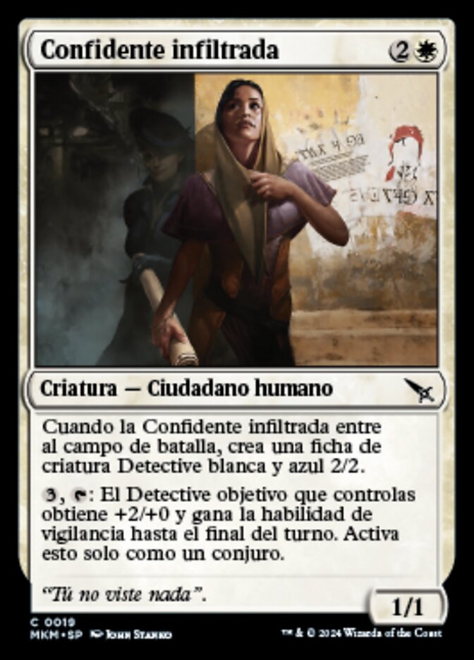 Confidente infiltrada