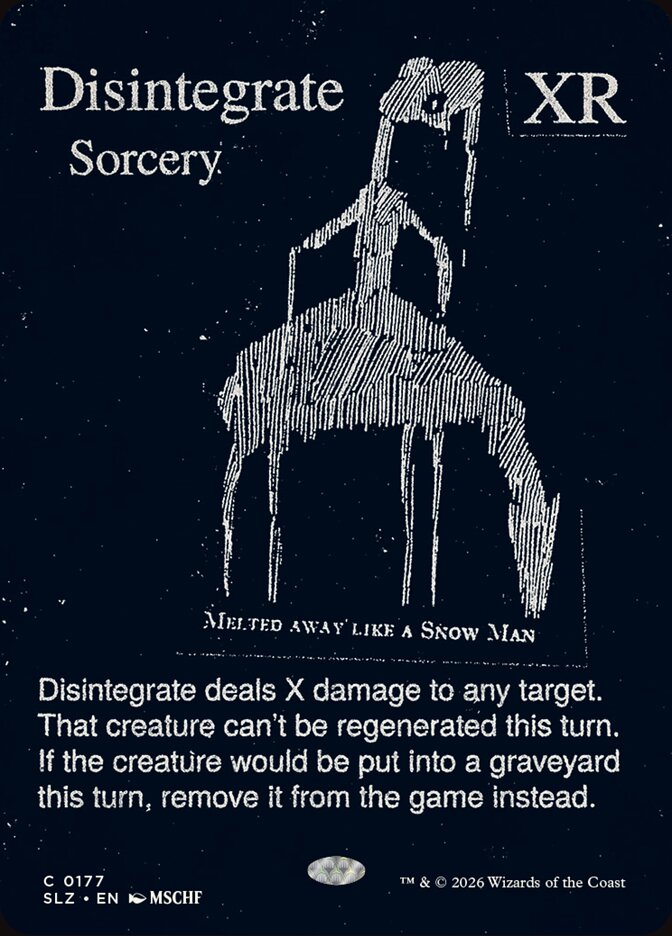Disintegrate