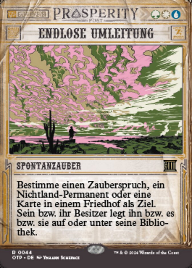 Endlose Umleitung