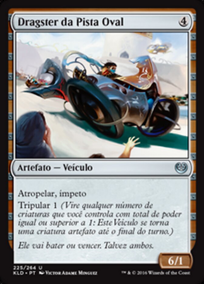 Dragster da Pista Oval